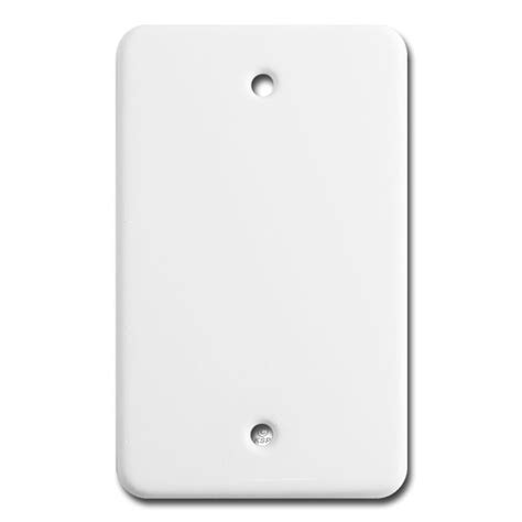 electrical box blank|blank wall plate no holes.